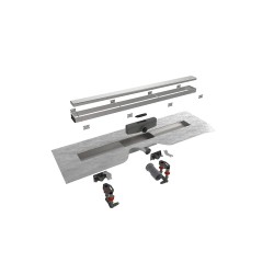 Zen Tina freestanding de hormigón