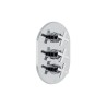 Rs-Cross Conjunto termostático de ducha 3 vías