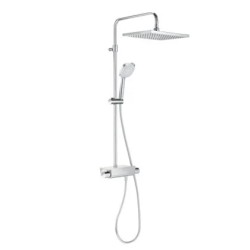 Deck-T Square Columna de ducha Cromo