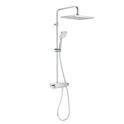 Deck-T Square Columna de ducha Cromo