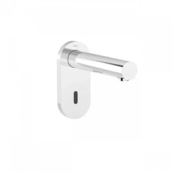 Grifo electrónico mural de 1 agua para lavabo Cromo