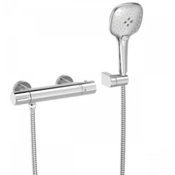 Canigó-Tres Grifo termostático mural para ducha Cromo