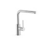 Grifo monomando con caño extraíble para cocina Cromo