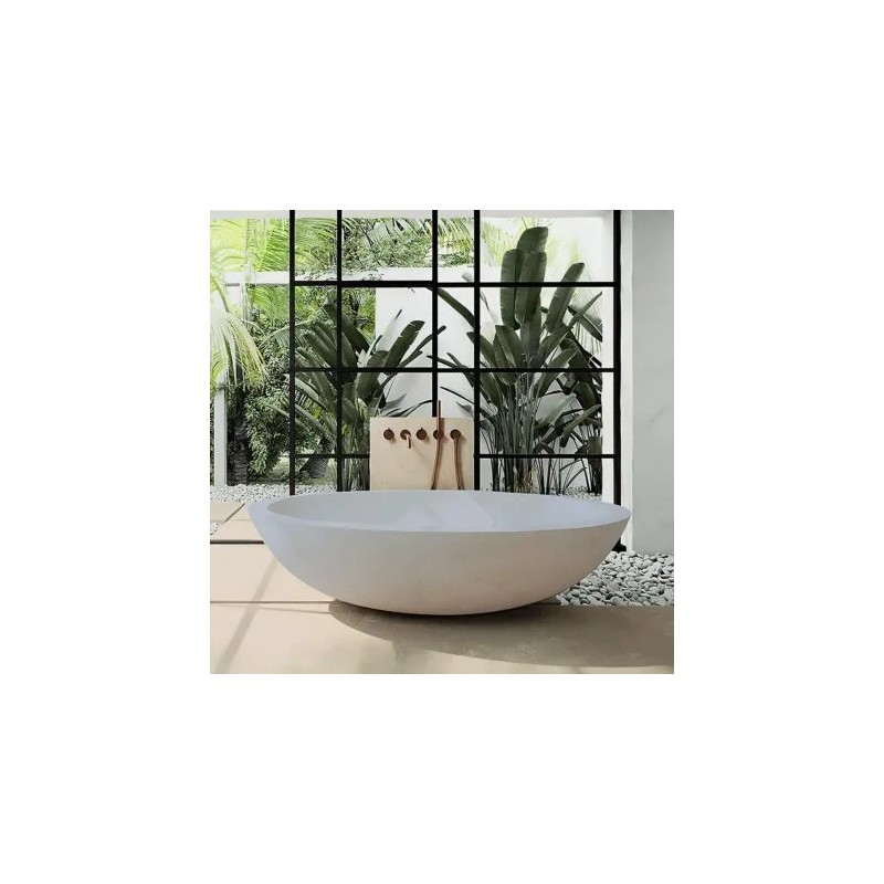 Tulum tina freestanding Blanco