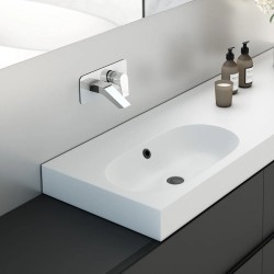 Zen Tina freestanding de hormigón