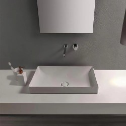 Zen Tina freestanding de hormigón