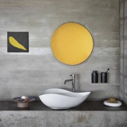 Ohtake Lavabo de Fineceramic 540 mm de sobre encimera