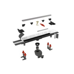 Flex coladera de ducha 500 – 1200 mm Inox Cepillado