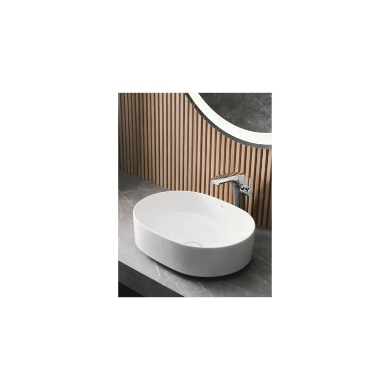 Inspira Round Lavabo de Fineceramic de sobre encimera Blanco