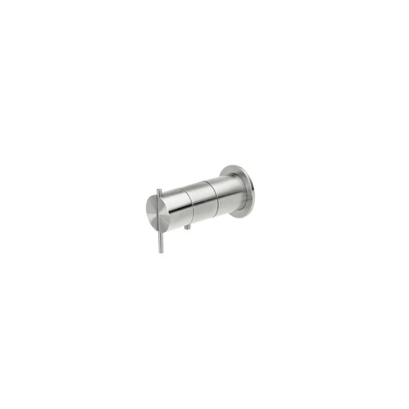 S22 Mezclador termostático 1 vía a muro para baño-ducha Inox Cepillado