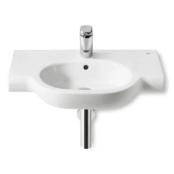 Meridian Lavabo de porcelana mural Blanco