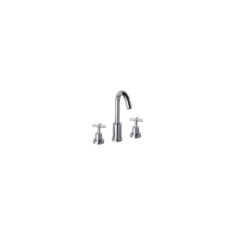 Rs-Cross Conjunto bimando de lavabo Cromo