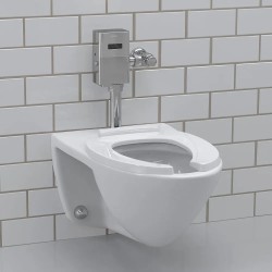 Inodoro comercial de ultra alta eficiencia taza alargada Blanco Algodón