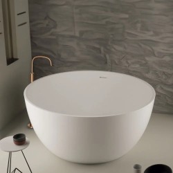 Zen Tina freestanding de hormigón