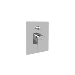 L90 Mezclador empotrable con inversor Cromo