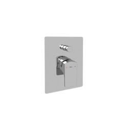 L90 Mezclador empotrable con inversor Cromo