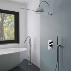 Hidroterapia Brazo mural Cromo