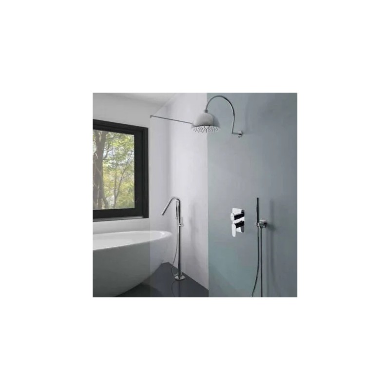 Hidroterapia Brazo mural Cromo