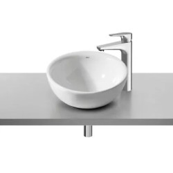 Bol Lavabo de porcelana de sobre encimera Blanco