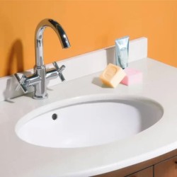 Berna Lavabo de porcelana de baño encimera