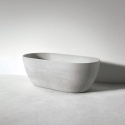 Zen Tina freestanding de hormigón