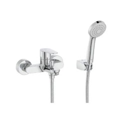 Mezclador monomando exterior baño-ducha con inversor automático