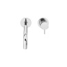 Flow Mezclador a muro para lavabo con válvula click-clack