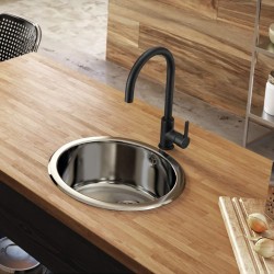 Mencia Mezclador monomando para cocina con caño giratorio cold start