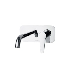 Ypsilon Plus monomando a muro para lavabo caño 190 mm Cromo
