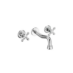 Mezclador bimando empotrable para lavabo