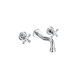 Mezclador bimando empotrable para lavabo