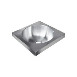 Lavamanos mural abierto Inox Satinado