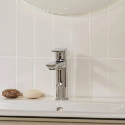 Mezclador monomando para lavabo con enganche para cadenilla Cold Start