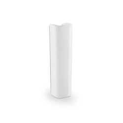 The Gap Original Pedestal para lavabo de porcelana Blanco