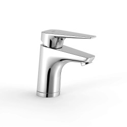 Canigó-Tres Plus grifo monomando ecoeficiente con maneta para lavabo Cromo