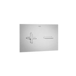 In-Wall PL6 Dual placa de accionamiento con descarga dual acabado Gris Mate
