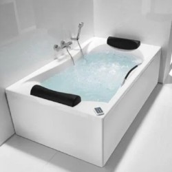 Becool Bañera acrílica rectangular Blanco