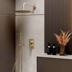 Hidroterapia Ducha de mano redonda Cromo