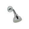 Brazo a pared con rociador de ducha orientable Ø 70 mm Cromo