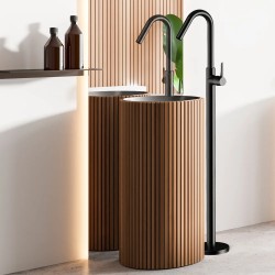 Zen Tina freestanding de hormigón