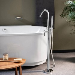 Zen Tina freestanding de hormigón