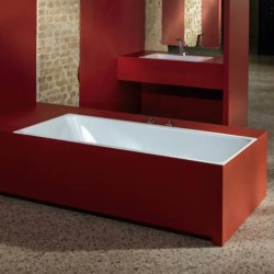 Zen Tina freestanding de hormigón