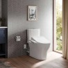 Aquia® IV 1G Washlet®+ C2 inodoro dos piezas 1.0 GPF & 0.8 GPF Algodón