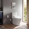 Aquia® IV 1G Washlet®+ C2 inodoro dos piezas 1.0 GPF & 0.8 GPF Algodón