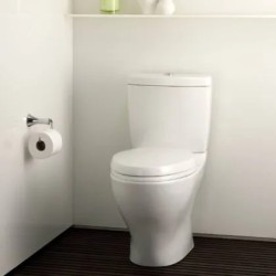 Aquia® IV Inodoro de una pieza 1.28/0.9 GPF asiento delgado con conexión Washlet+