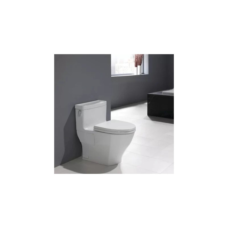 Legato™ inodoro de una pieza 1.28 GPF taza alargada conexión Washlet®+