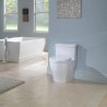 Aimes® Inodoro one piece 1.28 GPD taza alargada conexión Washlet®+ Algodón